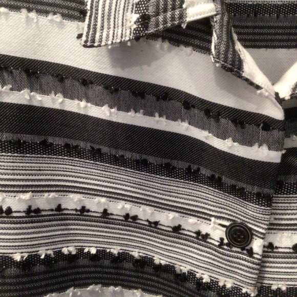 Alfred Dunner black, grey and white hip length jacket, size 12 - Picture 3 of 5